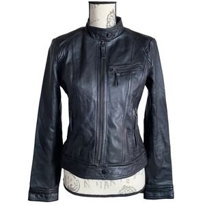 Wilsons Leather Black Jacket